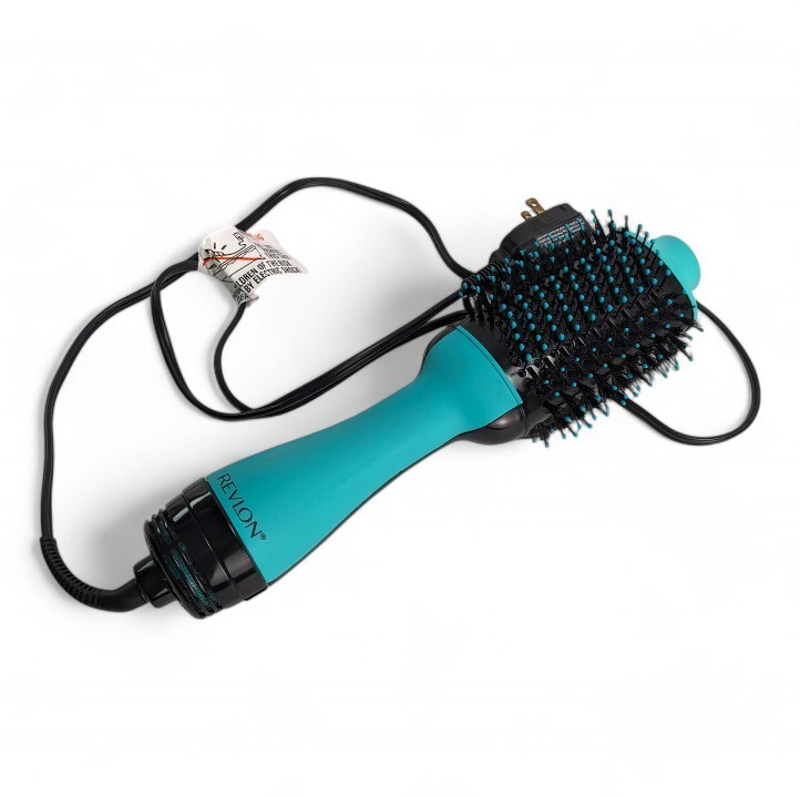 REVLON One-Step Volumizer Hair Dryer and Hot Air Brush frizz free Mint RVDR5222
