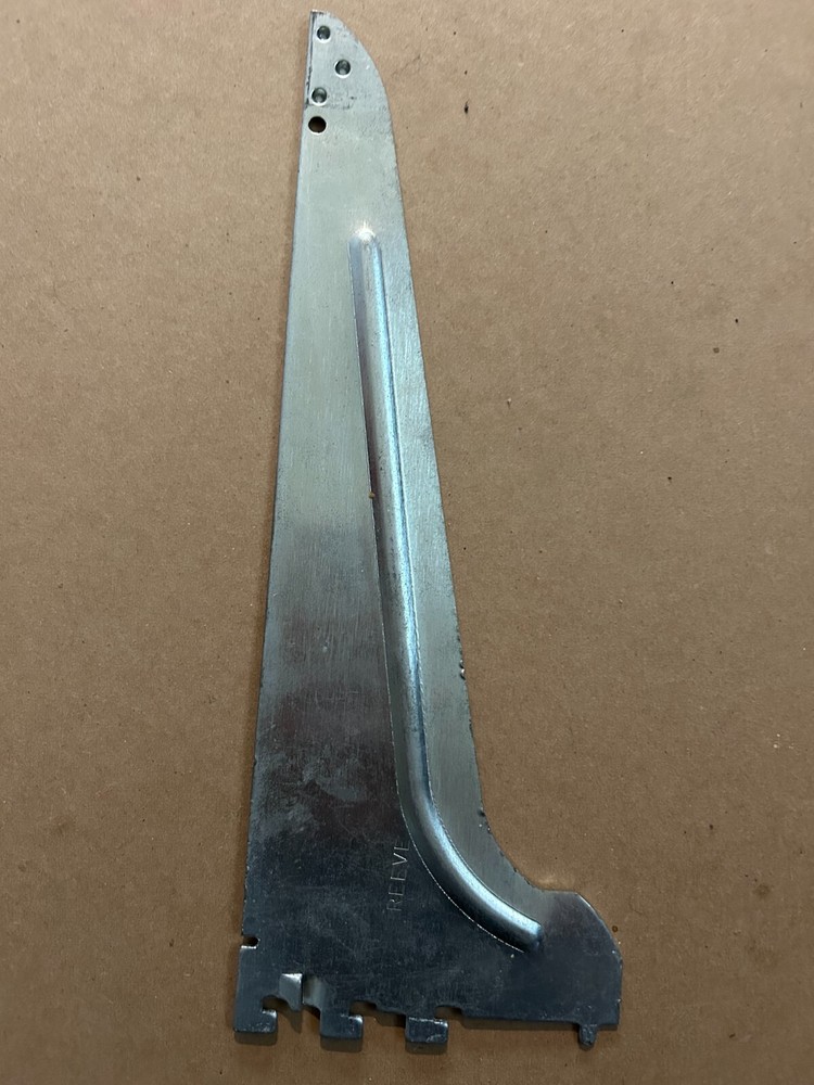 REEVE 12x4.5 Inch Heavy Duty Metal Shelf Bracket with Reinforced Support