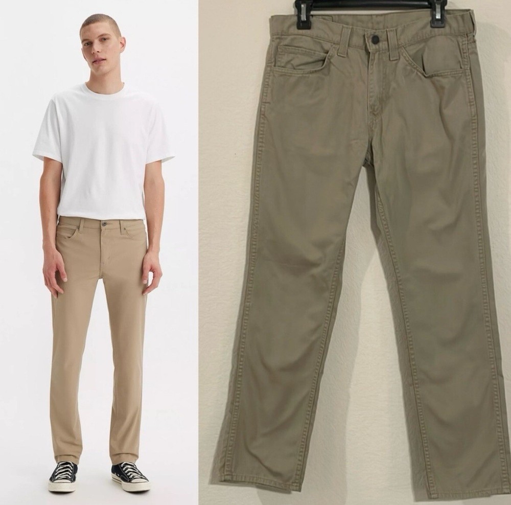 Levi's 511 Slim Tech Pants Brown A9213-0016 Men's 38x30