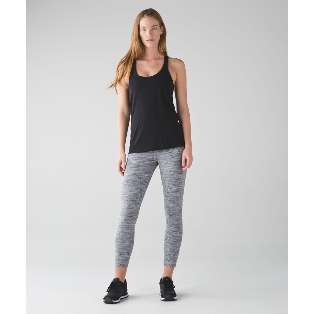 Lululemon Women's High Times Heathered Grey Leggings Size 4