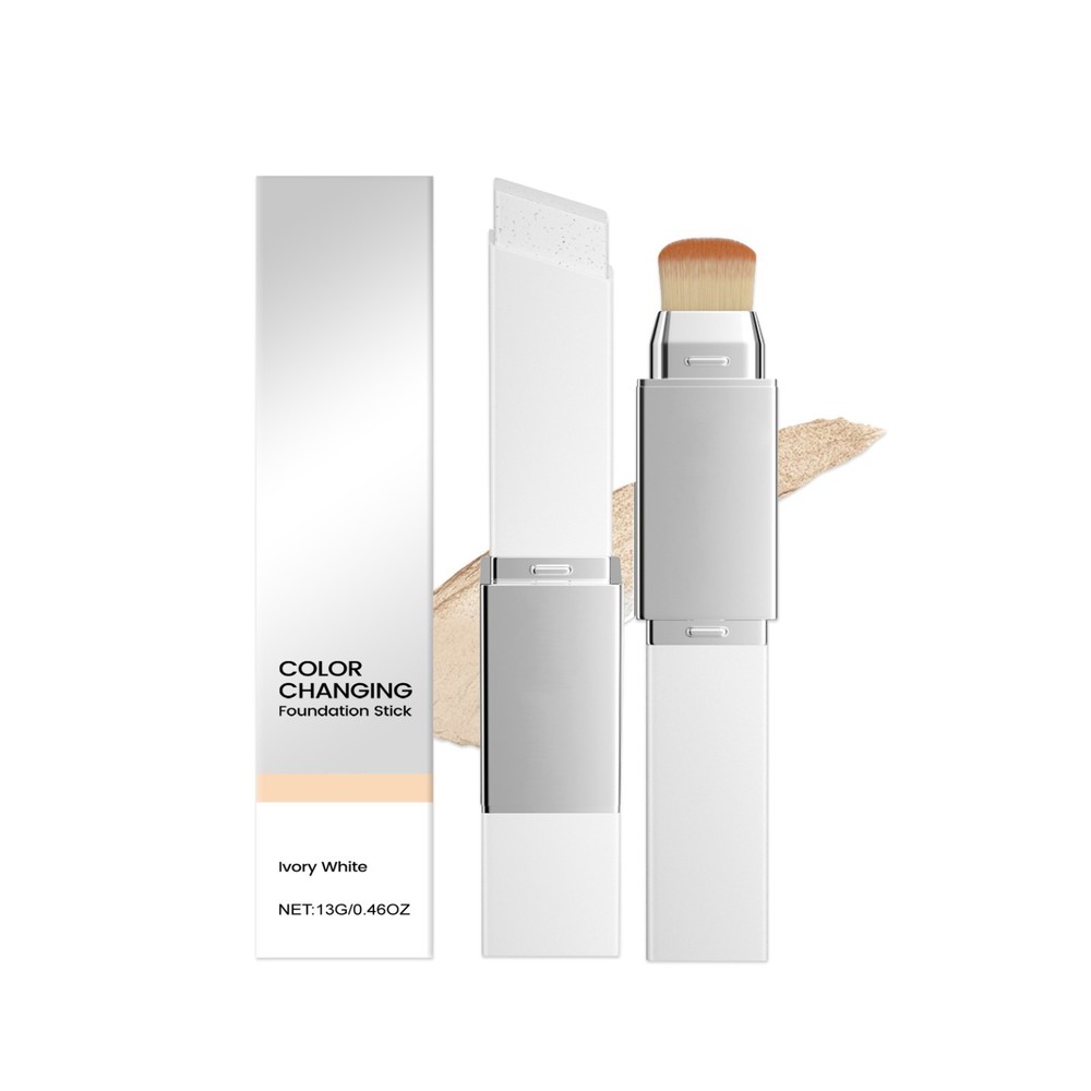 Ivory White 2-in-1 Color Changing Foundation Stick – Lightweight, Matte & Hydrat