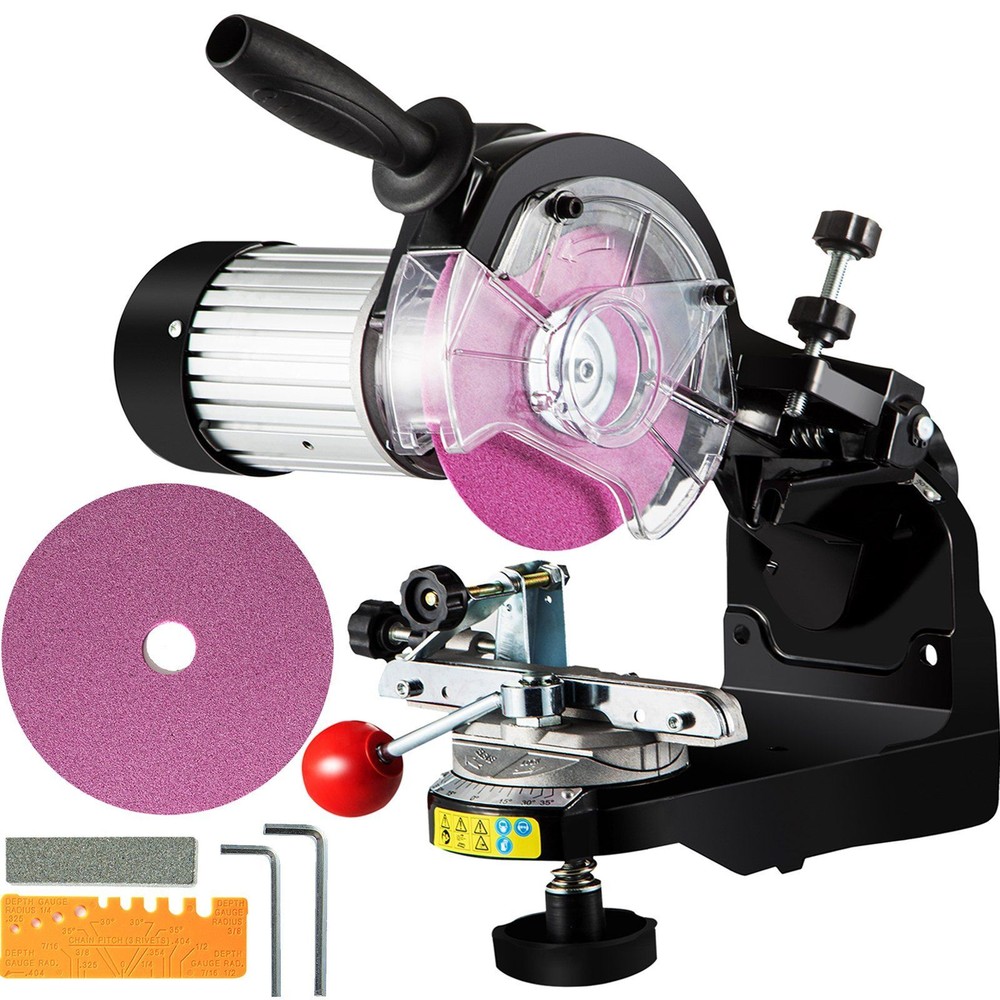 230W Electric Chainsaw Sharpener Multi-Angle Adjustable 3000RPM Chain Grinder