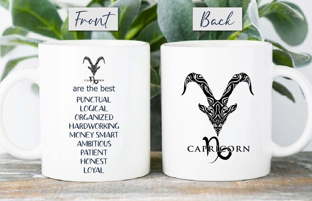 Capricorn Gifts Capricorn Mug Capricorn Traits Mug Capricorn Coffee Cup January