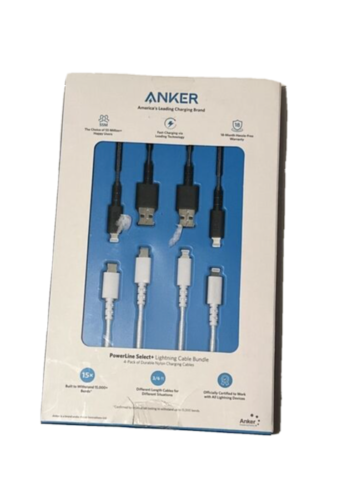 Anker PowerLine Select+ B8012J11 2 USB-C and 2 USB-A Cables