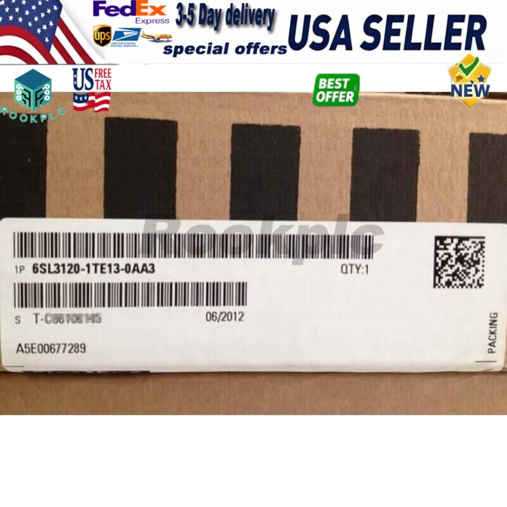 New Siemens 6SL3 120-1TE13-0AA3 6SL3120-1TE13-0AA3 SINAMICS S120 Single Motor