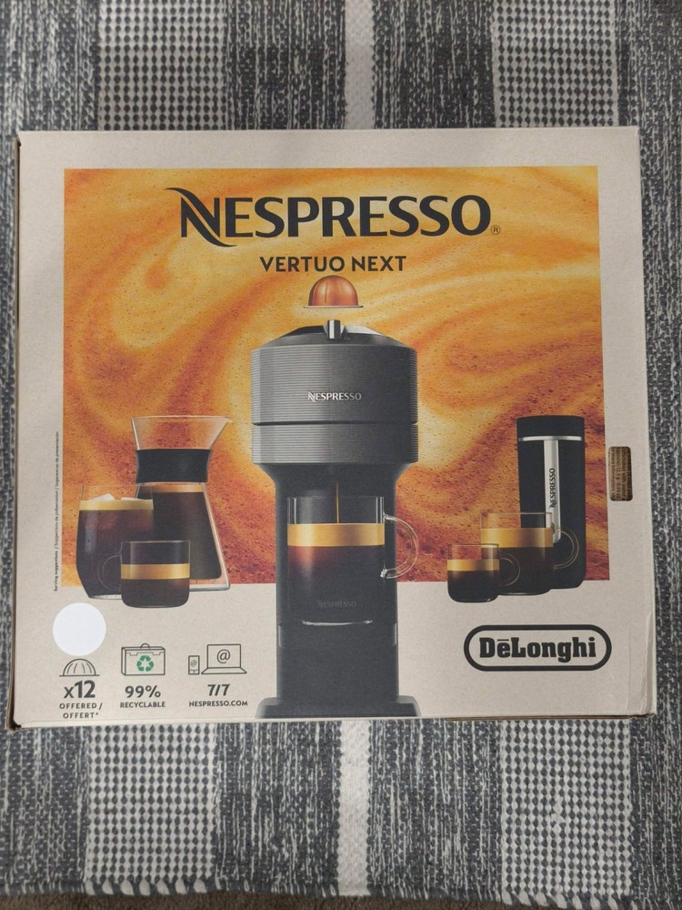 NEW! Nespresso Vertuo Next Deluxe Coffee and Espresso Machine by Delonghi White