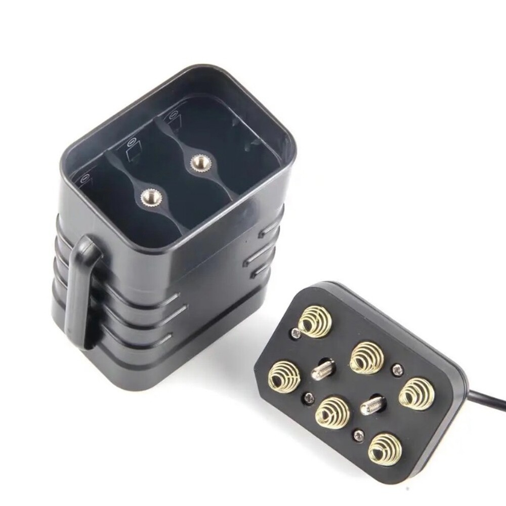 12V 6x18650 Battery Box Holder with LED Light & Dual USB DC Output