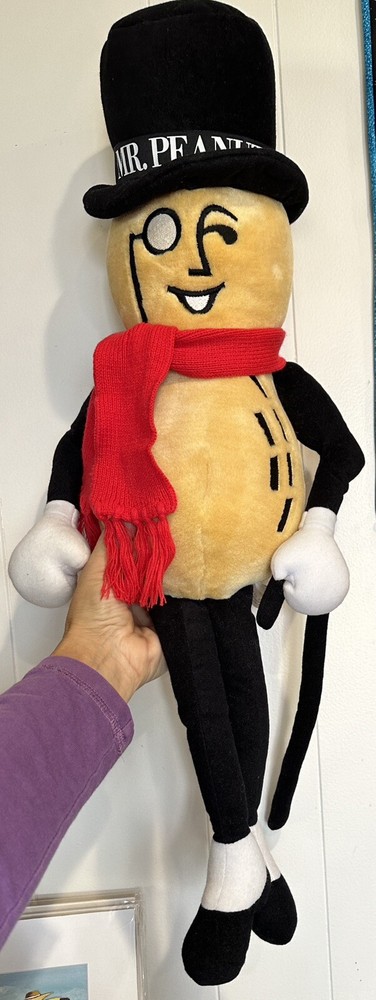 Mr. Peanut Plush Stuffed Doll W/ Cane 26