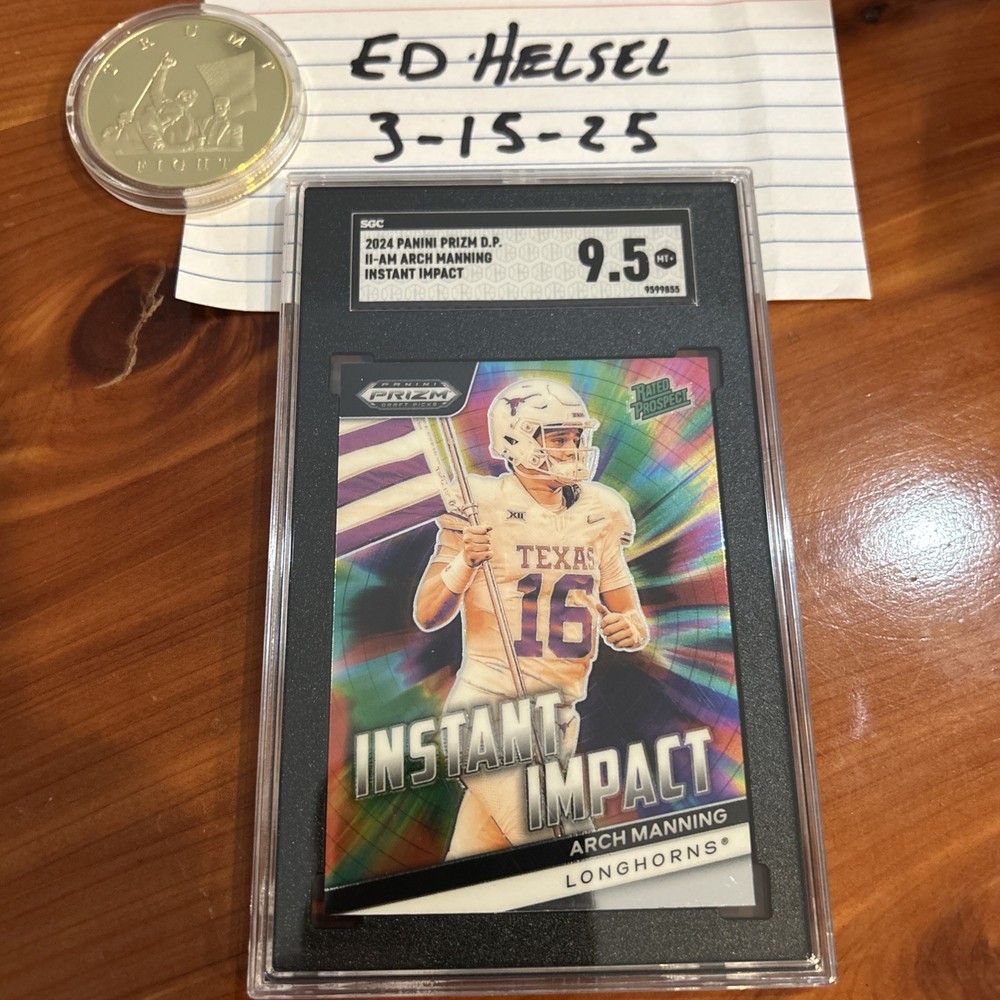 2024 Panini Prizm Draft Picks Instant Impact Arch Manning Rookie Card II-AM