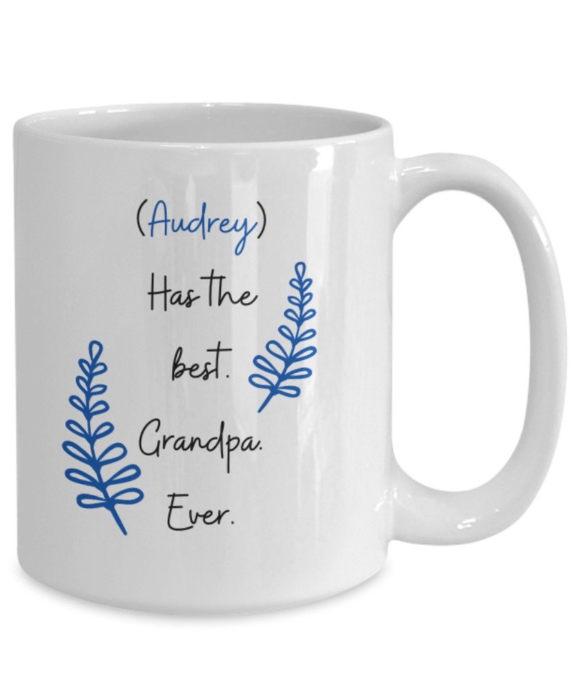 Best Grandpa Mug Grandpa Christmas Gifts Personalized Gift For Grandpa For