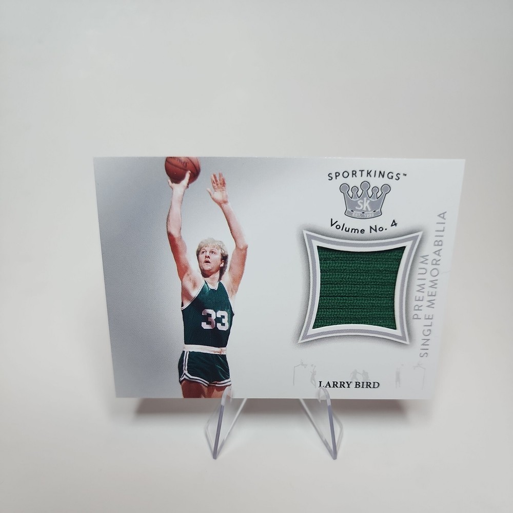 🏀Larry Bird Sportskings Basketball Volume No.4 Premium Single Memorabilia #/25