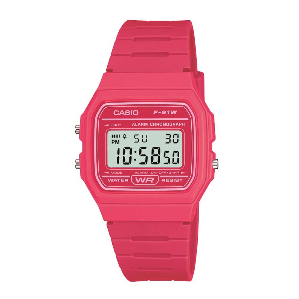 Casio Mens Retro Pink Chronograph Watch New Boxed RRP £24.9
