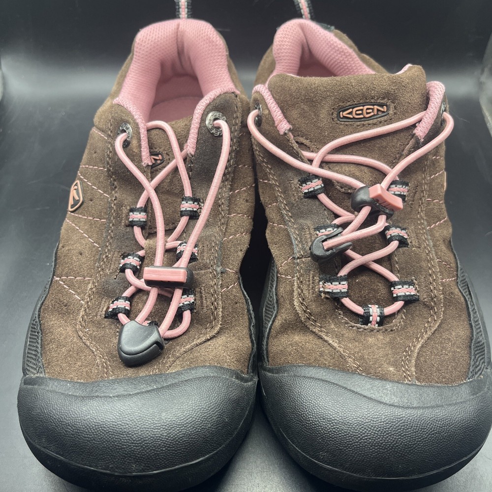 Keen Truckee Pinecone Suede Womens Hiking Shoes with Bungee Laces Size 5