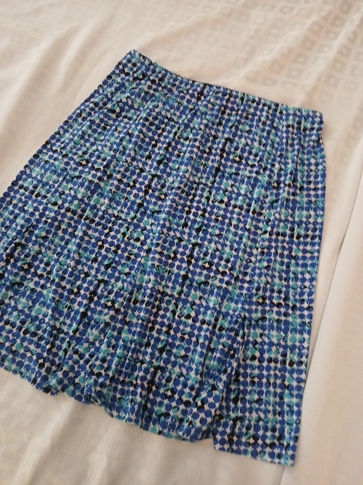 Connected Apparel Women's Blue XL Skirt
