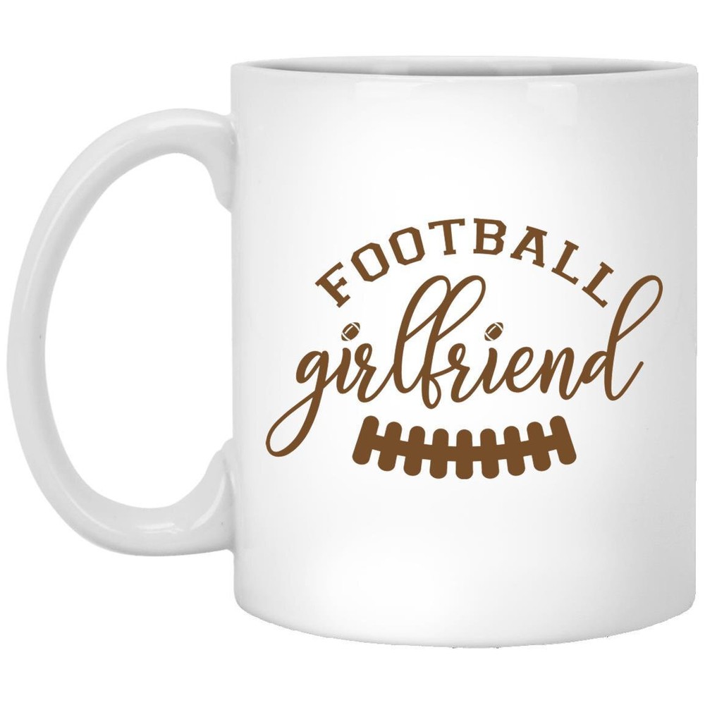 Football Mug Football Girlfriend Coffee Mugs Gift For Football Lover Dad Mom