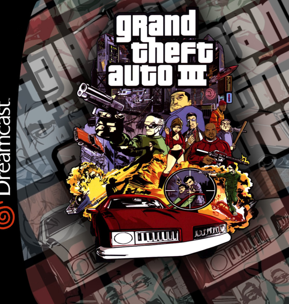 Grand theft auto 3 Sega dreamcast game
