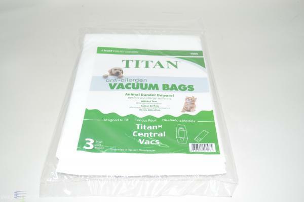 DVC Replacement HEPA Synthetic Nutone 391 Bags for Central Vac 6 Gallon Bags 3pk