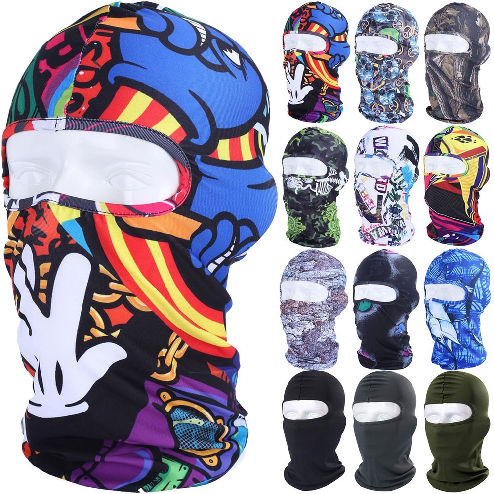 Balaclava Ski Mask UV Windproof Cooling Head Cover for Men Women