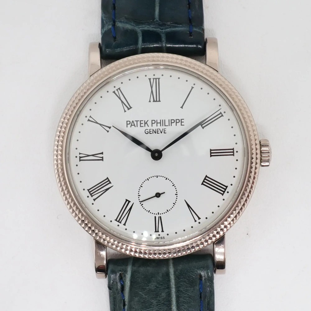 2010 Mint Patek Philippe 7119G Calatrava 31mm 18K White Gold White Dial Luxury Watch