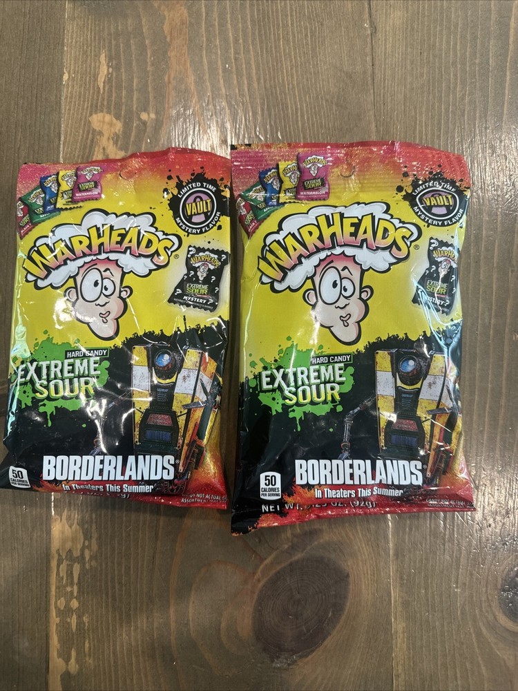 Extreme Sour Warheads Hard Candy 3.25 oz Rare Limited Vault Mystery Flavor-image