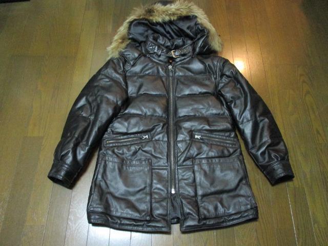 Avirex Full Leather Down Coat