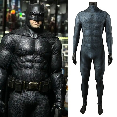 Black Batman Jumpsuit Cosplay Suit Costume Adult Kids Bodysuit Halloween HOT