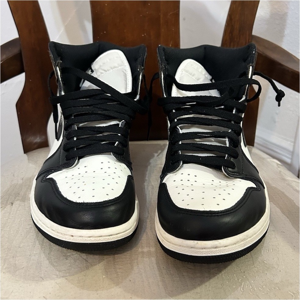 Nike Air Jordan 1 Retro High OG High-Top Colorblock Black White Brown Sneakers