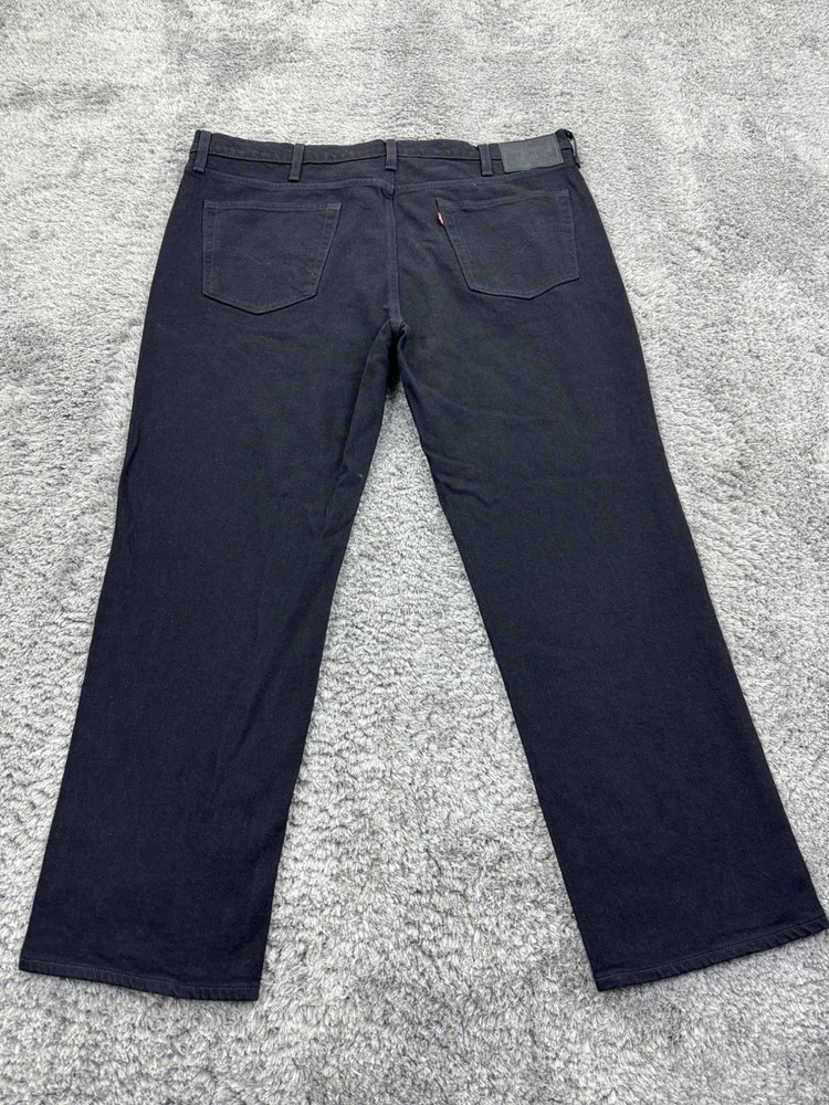 Levis 541 Jeans Men 40x30 Black Premium Big E Athletic Fit Grudge Denim Y2K
