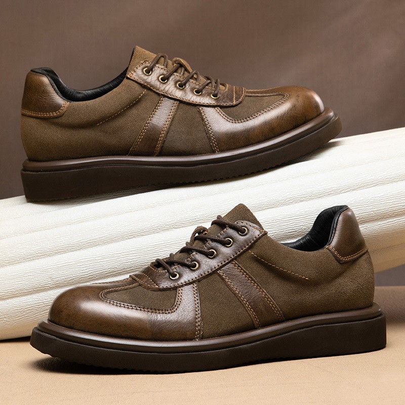 Autumn Workwear Shoes Business Formal Casual Shoes Retro German Training Shoes