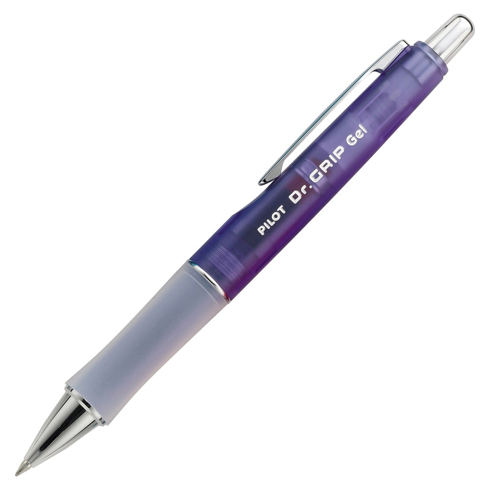 Pilot Dr. Grip Retractable Rollerball Gel Pen - Neon Purple - Fine Point NEW