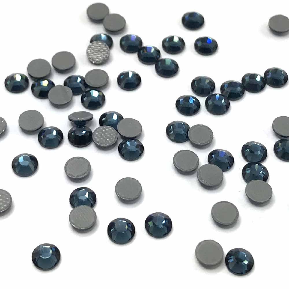 36 Swarovski 30ss 6mm Hotfix Flatback Crystals in Montana Blue - Clearance Sale-image