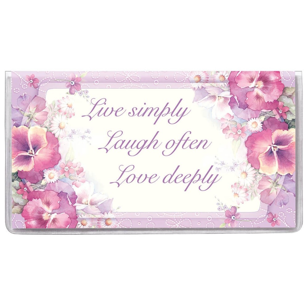 Live Laugh Love 2-Year Planner with Notes Space and Plastic Cover