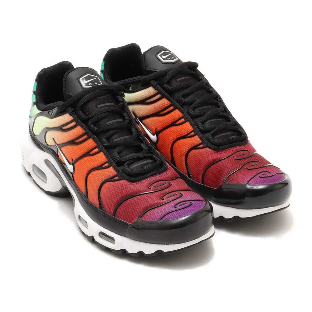 NIKE Men 9.5US   Air Max Plus Black/White/Multi Dz3670-001 W Women'S Wmns