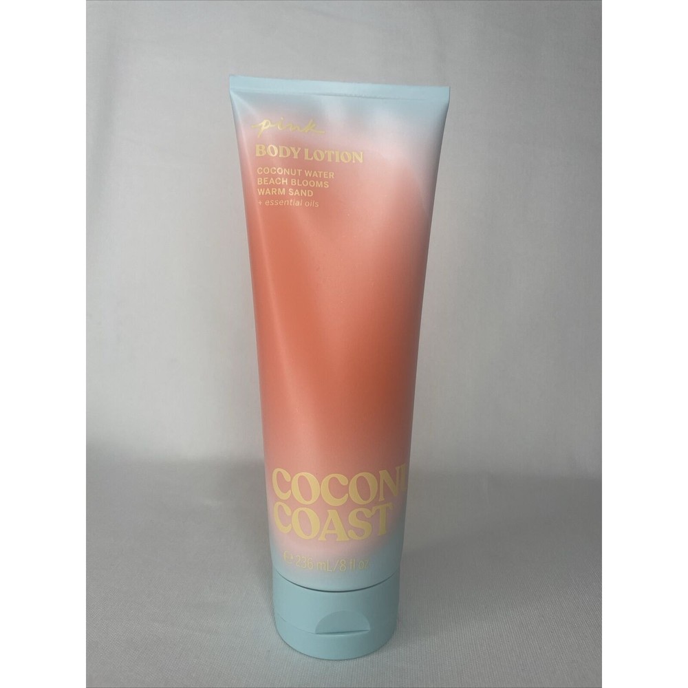 VICTORIA’S SECRET PINK COCONUT COAST FRAGRANCE BODY LOTION CREAM 8 oz New