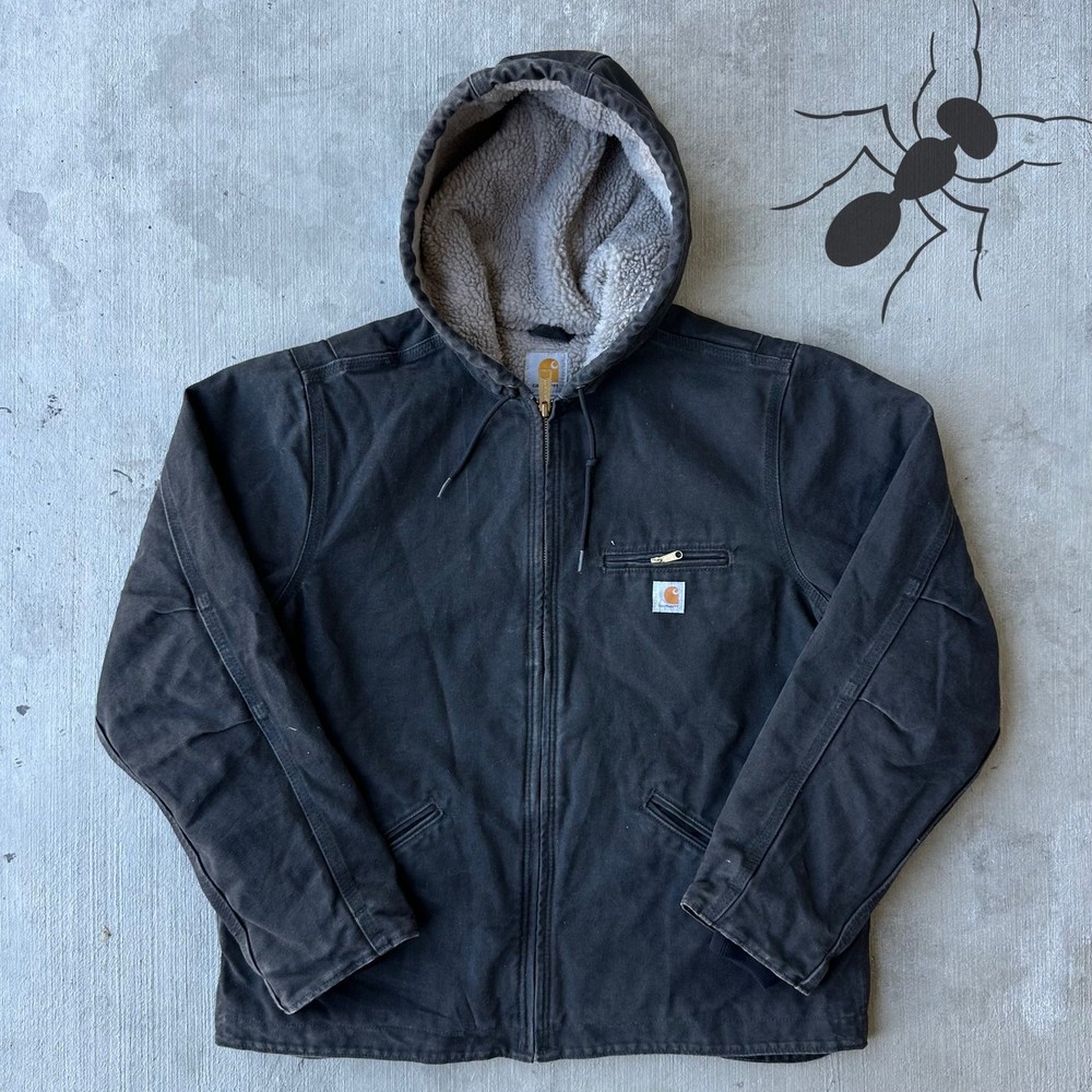 Vintage Y2K Carhartt WOMENS WJ141 black Sierra work wear jacket