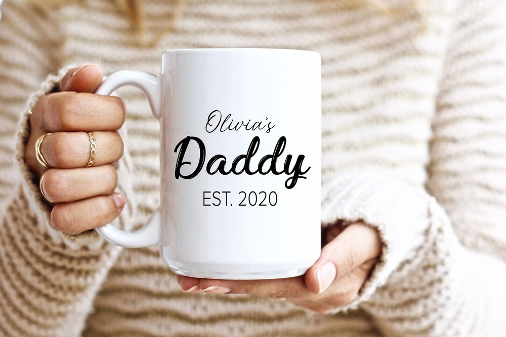 Custom Daddy Coffee Mug – Personalized Father's Day Gift for Dad