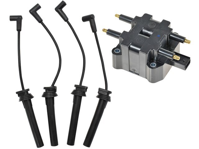 Ignition Coil and Spark Plug Wire Set fits Cirrus 2000 2.0L 4 Cyl 38PKKP