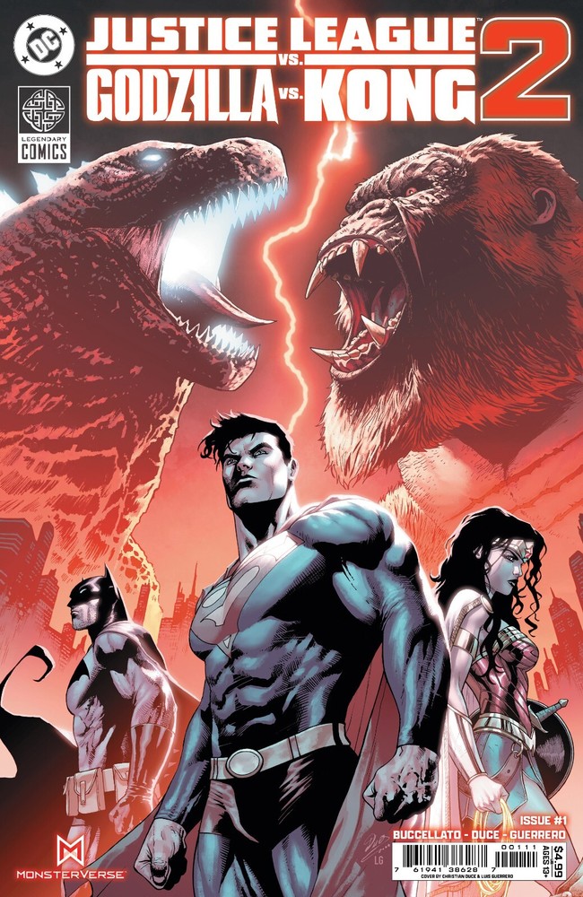 Justice League vs Godzilla vs Kong 2 Issue 1 of 7 2025 New Cover Variants