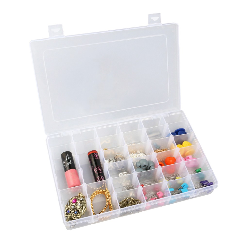 Jewelry Storage Box with Dividers Large Travel Organizer Case