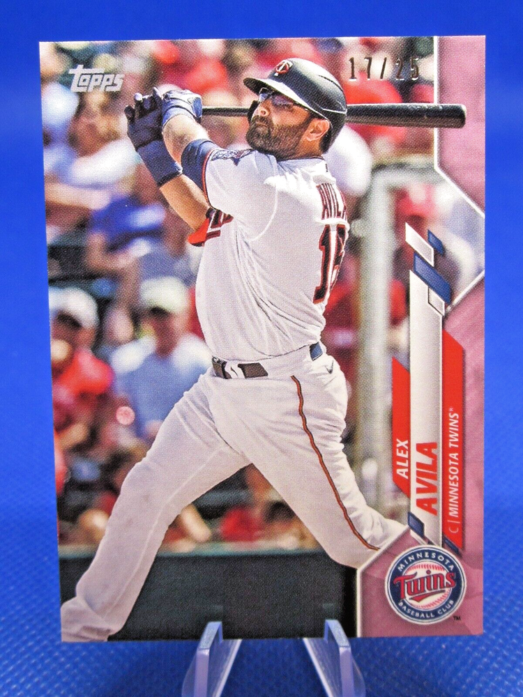 2020 TOPPS UPDATE MINI #U-54 ALEX AVILA PINK PARALLEL MINNESOTA TWINS 17/25
