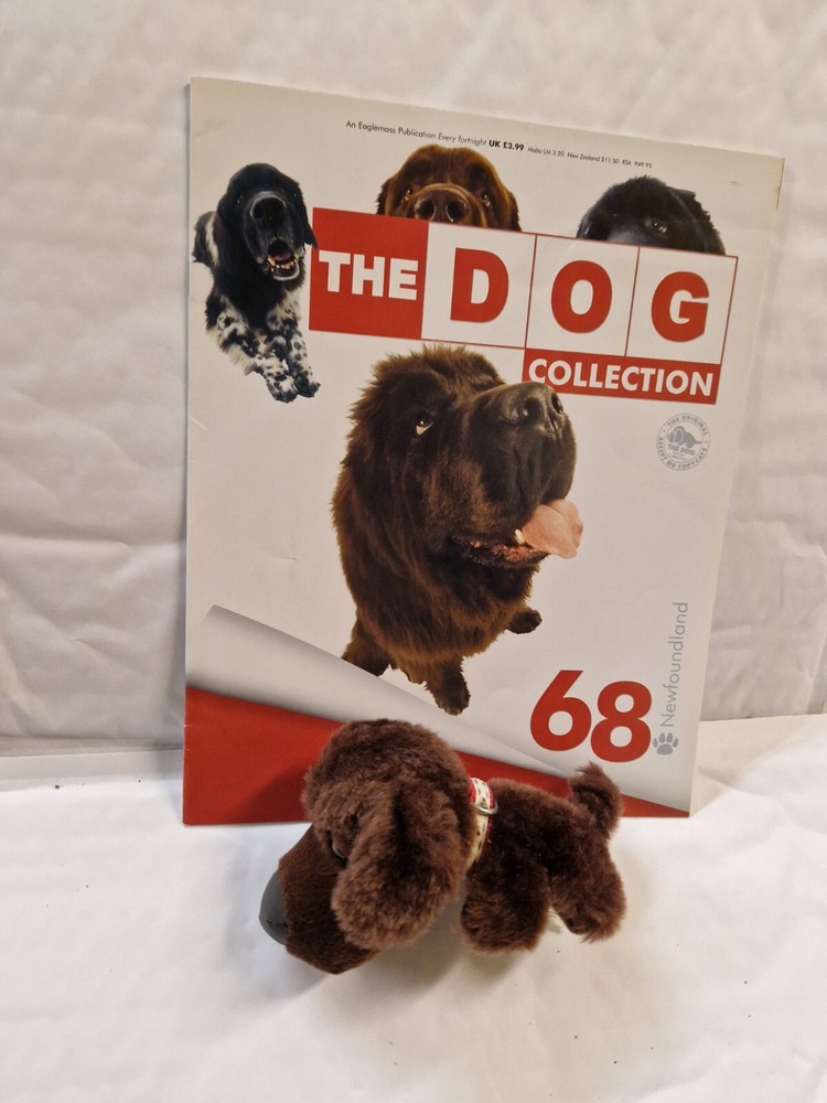 GENUINE THE DOG ARTLIST COLLECTION - NEWFOUNDLAND SOFT PLUSH TOY + MAG