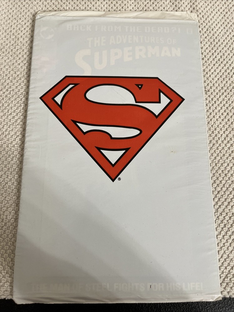 Vintage DEATH OF SUPERMAN Collectors Set (White Bag) SEALED (#500) DC COMICS