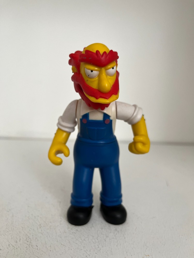Playmates Interactive Simpsons Series 4 Groundskeeper Willie Action Figure WOS