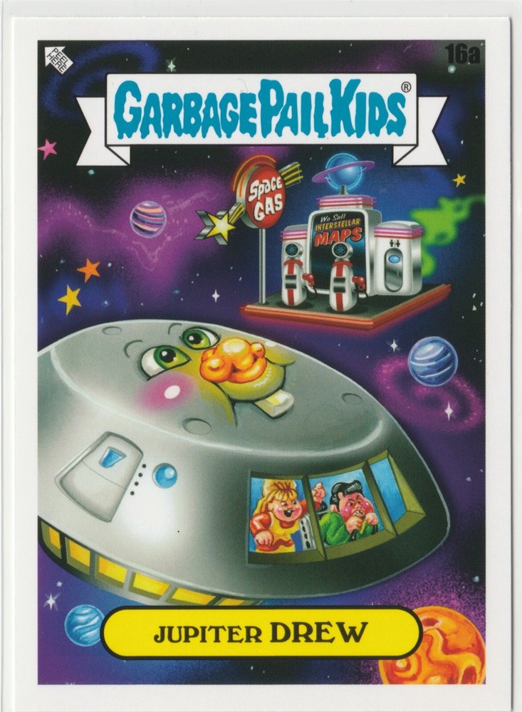 Jupiter Drew Garbage Pail Kids GPK 2023 Intergoolactic Mayhem #16a