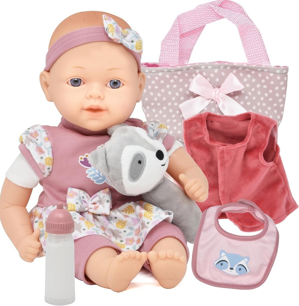 Interactive Soft Body Baby Doll with Bag & Accessories - Perfect Gift for Girls
