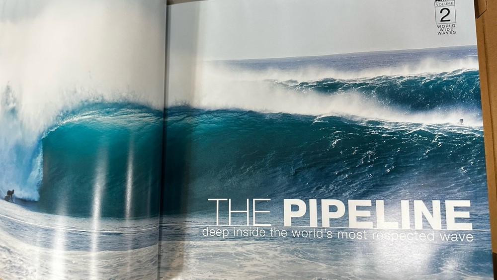 Pipeline Surfing Coffee Table Photography Book Limited Edition Large 16” Book