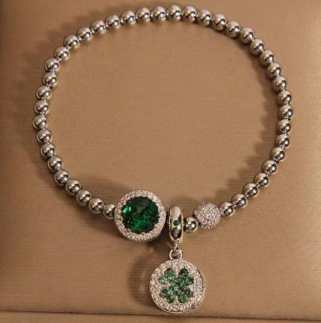 Authentic Pandora Silver 925 Charm Bracelet with 7 Charms Included as Shown