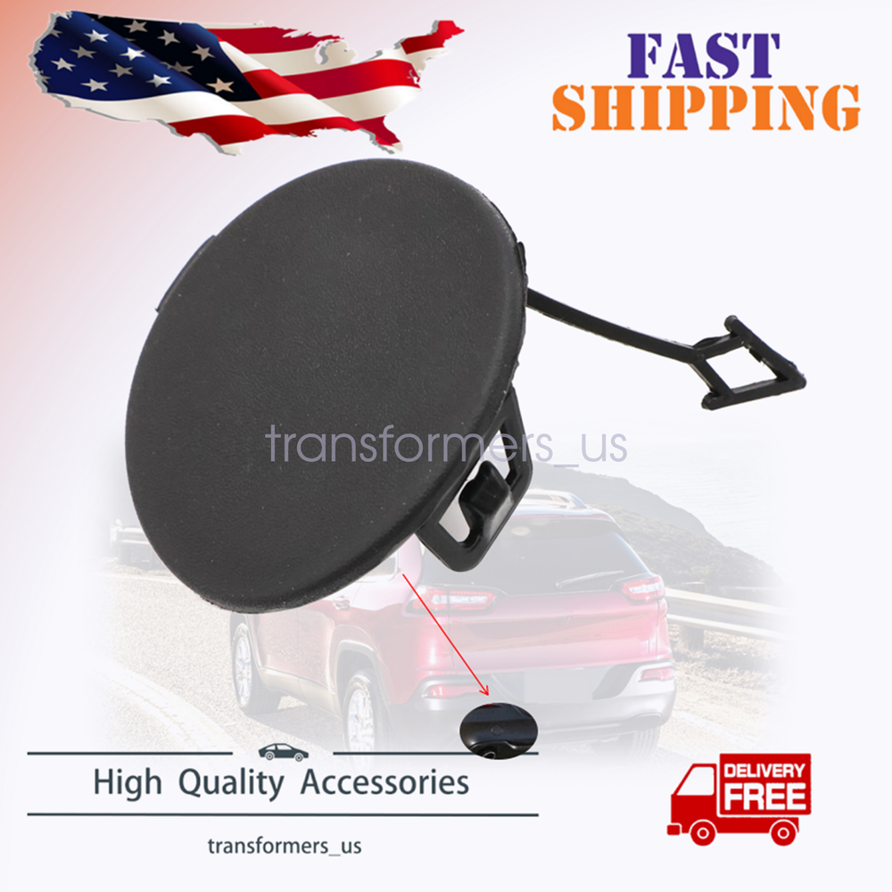 2014-2018 Jeep Cherokee Rear Bumper Tow Hook Cover Cap 1PCS OE 68203273AE