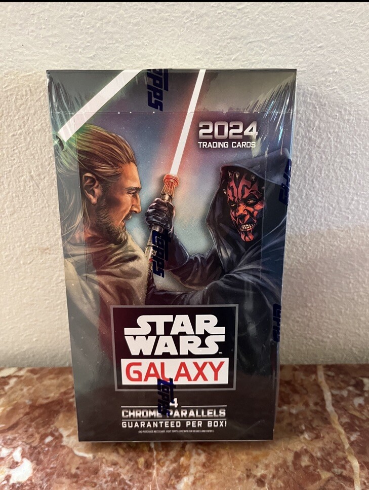 2024 Topps Star Wars Chrome Galaxy Hobby Box Factory Sealed ✅🆕🔥