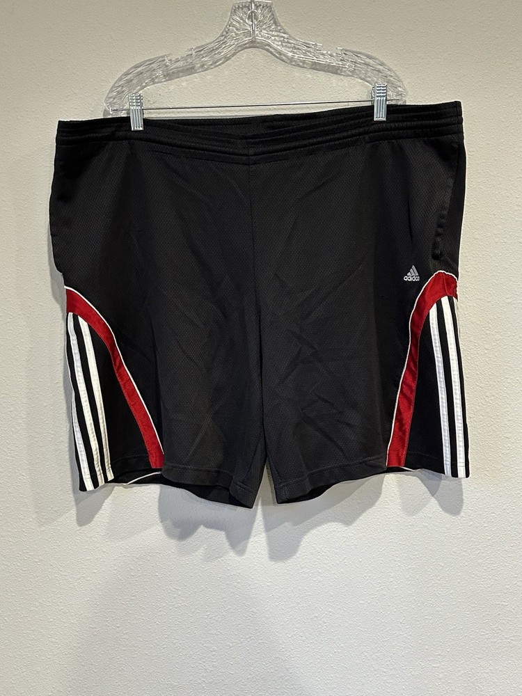 Adidas Shorts Men’s Large Sports Gym Baseball Black Pockets Training